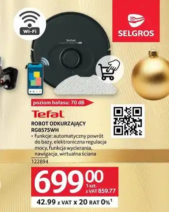 Selgros Robot sprzątający Tefal oferta