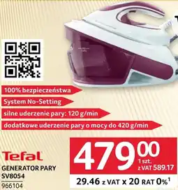 Selgros Generator pary Tefal oferta