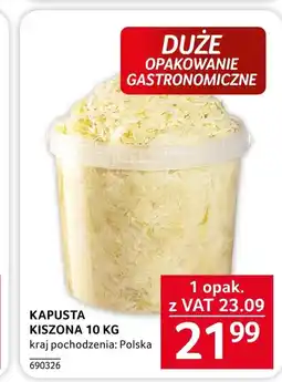 Selgros Kapusta kiszona oferta