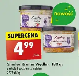 Biedronka Smalec z cebulą i boczkiem Kraina wędlin oferta