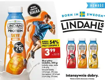 Biedronka Jogurt skyr truskawka Lindahls protein oferta