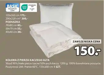 JYSK Kołdra Basic oferta