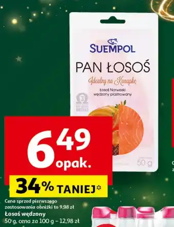 Auchan Łosoś wędzony Suempol oferta