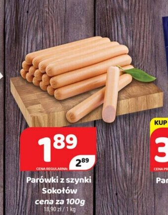 Delfin Parówki z szynki 100g oferta