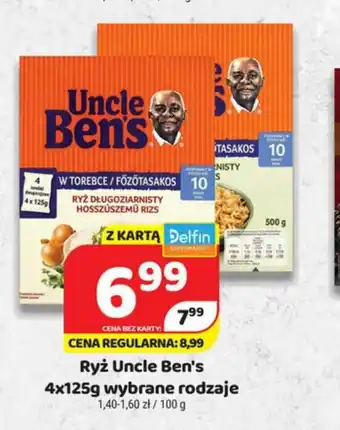 Delfin Ryż Uncle Ben's 4x125g oferta