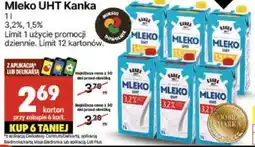 Delikatesy Centrum Mleko UHt Kanka oferta
