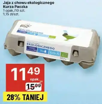 Delikatesy Centrum Jaja z chowu ekologicznego Kurza Paczka oferta