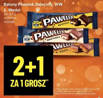 Delikatesy Centrum Batony Pawełek, Bajeczny, WW E. Wedel oferta