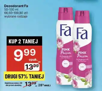 Delikatesy Centrum Dezodorant Fa oferta