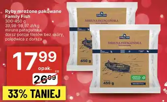 Delikatesy Centrum Ryby mrożone pakowane Family Fish oferta