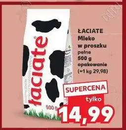 Kaufland Mleko w proszku Łaciate oferta