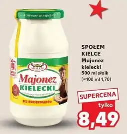 Kaufland Majonez kielecki Społem kielce oferta