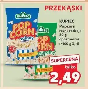 Kaufland Popcorn naturalny Kupiec oferta