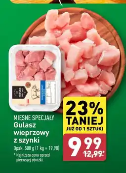 ALDI Gulasz wieprzowy Mięsne Specjały oferta