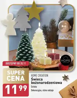 ALDI Świeca dekoracyjna Home Creation oferta