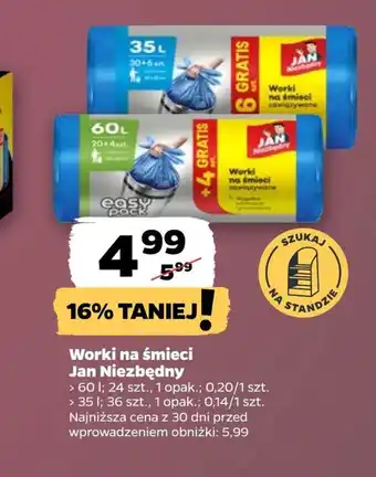 Netto Worki na śmieci Jan Niezbędny oferta