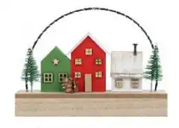 Black Red White DEKORACJA LED WINTER VILLAGE oferta