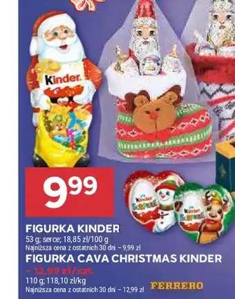 Stokrotka Mikołaj z czekolady milky caramel Kinder oferta