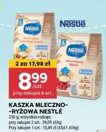 Stokrotka Kaszka mleczno-ryżowa banan-jabłko-gruszka Nestle kaszka oferta