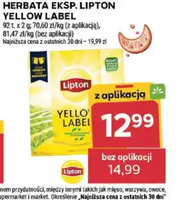 Stokrotka Herbata eksp. Lipton Yellow Label oferta