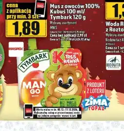 Topaz Mus z owoców Kubus oferta