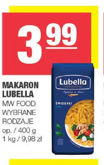 Spar Makaron Lubella oferta