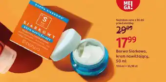 Rossmann Barwa Siarkowa, krem nawilżający oferta