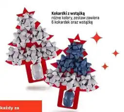 Kokardki z wstążką