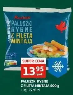 Auchan Paluszki rybne z fileta mintaja Auchan Różnorodne (Logo Czerwone) oferta