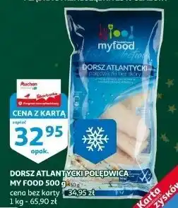 Auchan Dorsz atlantycki polędwiczki Myfood oferta