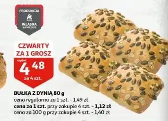 Auchan Bułka z dynią oferta