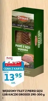 Auchan Pierś kaczka wędzona Drosed oferta