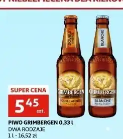 Auchan Piwo Grimbergen Blonde oferta