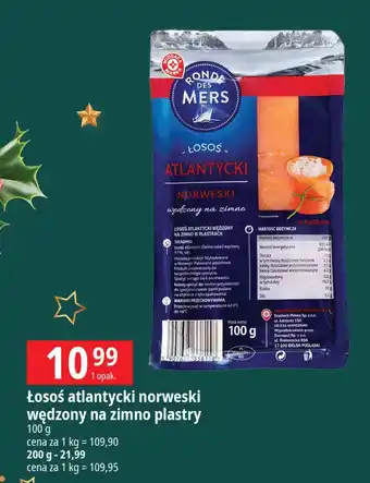 E.Leclerc Łosoś atlantycki wędzony Wiodąca Marka Ronde Des Mers oferta