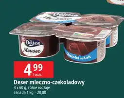 E.Leclerc Mus z mlecznej czekolady Wiodąca Marka Delisse oferta