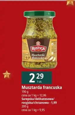 E.Leclerc Musztarda chrzanowa Wiodąca Marka Rustica oferta