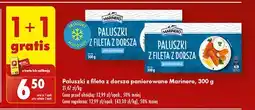 Biedronka Paluszki z fileta dorsza panierowane Marinero oferta