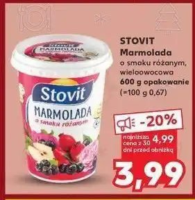 Kaufland Marmolada różana Stovit oferta