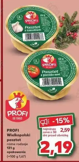 Kaufland Pasztet z drobiem i pomidorami Profi wielkopolski oferta