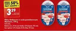Biedronka Filety śledziowe Marinero oferta