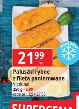 E.Leclerc Paluszki rybne panierowane ekstra Vici oferta