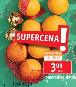 E.Leclerc Pomarańcze siatka oferta