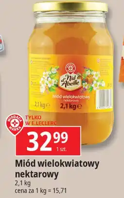 E.Leclerc Miód wielokwiatowy nektarowy Wiodąca Marka Nid D'abeille oferta