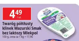 E.Leclerc Twaróg półtłusty bez laktozy Mazurski Smak oferta