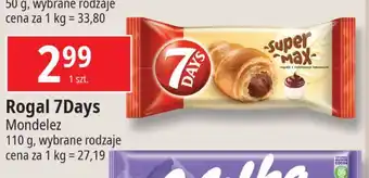 E.Leclerc Rogal z nadzieniem kakaowym 7 Days Super Max oferta