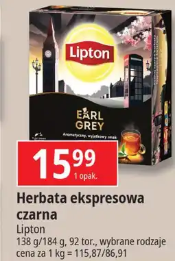 E.Leclerc Herbata earl grey Lipton Special Collection oferta