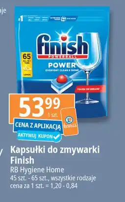 E.Leclerc Tabletki do zmywarek lemon Finish All In 1 oferta