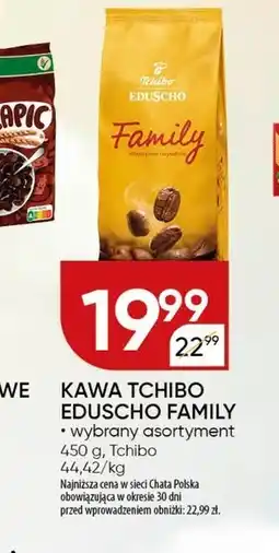 Chata Polska Eduscho Family Classic Kawa palona mielona 450 g oferta