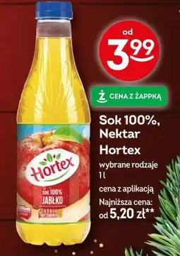 Żabka Sok 100% Nektar Hortex oferta