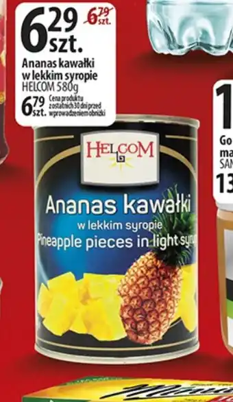 Delisso Delikatesy Ananas kawałki w lekkim syropie HelloM oferta